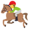 Horse Racing emoji on Emojione